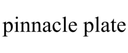 PINNACLE PLATE trademark