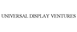 UNIVERSAL DISPLAY VENTURES trademark