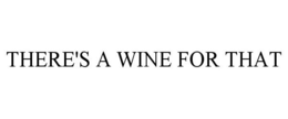 THERE'S A WINE FOR THAT trademark