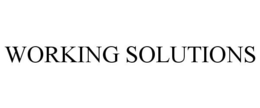 WORKING SOLUTIONS trademark