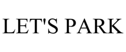 LET'S PARK trademark