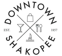 DOWNTOWN SHAKOPEE EST. 1857 X trademark