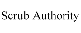 SCRUB AUTHORITY trademark