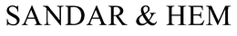 SANDAR & HEM trademark