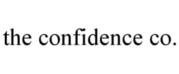 THE CONFIDENCE CO. trademark
