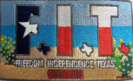 FIT FREEDOM INDEPENDENCE TEXAS OUTDOORS trademark
