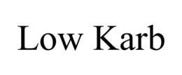 LOW KARB trademark