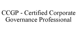 CCGP - CERTIFIED CORPORATE GOVERNANCE PROFESSIONAL trademark