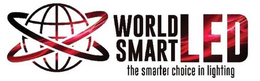 WORLD SMART LED THE SMARTER CHOICE IN LIGHTING trademark