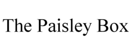 THE PAISLEY BOX trademark