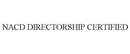 NACD DIRECTORSHIP CERTIFIED trademark