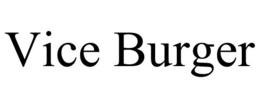 VICE BURGER trademark
