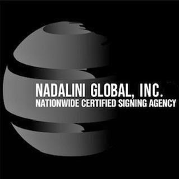 NADALINI GLOBAL, INC. NATIONWIDE CERTIFIED SIGNING AGENCY trademark