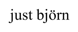 JUST BJÖRN trademark