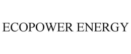 ECOPOWER ENERGY trademark