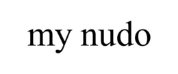 MY NUDO trademark