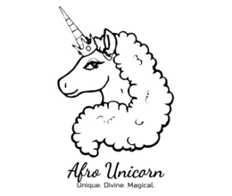 AFRO UNICORN UNIQUE. DIVINE. MAGICAL. trademark