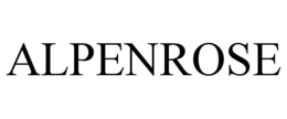 ALPENROSE trademark