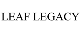 LEAF LEGACY trademark