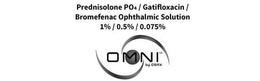 PREDNISOLONE PO4 / GATIFLOXACIN / BROMFENAC OPHTHALMIC SOLUTION 1% / 0.5% / 0.075% OMNI BY OSRX trademark