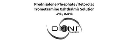 PREDNISOLONE PHOSPHATE / KETOROLAC TROMETHAMINE OPHTHALMIC SOLUTION 1% / 0.5% OMNI BY OSRX trademark