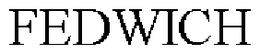 FEDWICH trademark