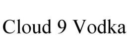 CLOUD 9 VODKA trademark