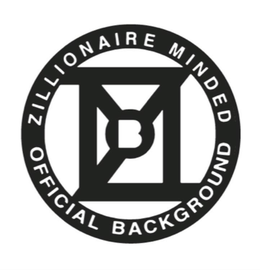 ZMOB ZILLIONAIRE MINDED OFFICIAL BACKGROUND trademark