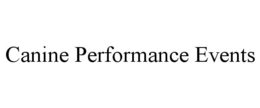 CANINE PERFORMANCE EVENTS trademark
