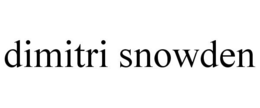 DIMITRI SNOWDEN trademark