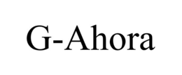 G-AHORA trademark
