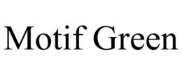 MOTIF GREEN trademark