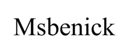 MSBENICK trademark