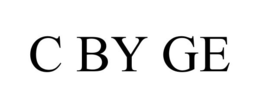 C BY GE trademark