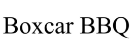 BOXCAR BBQ trademark