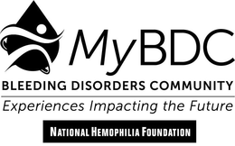 MYBDC BLEEDING DISORDERS COMMUNITY EXPERIENCES IMPACTING THE FUTURE NATIONAL HEMOPHILIA FOUNDATION trademark