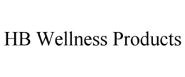HB WELLNESS PRODUCTS trademark