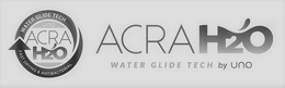 ACRA H2O WATER GLIDE TECH BY UNO WATER GLIDE TECH FAST DRYING & ANTIBACTERIAL UNO ACRA H2O trademark