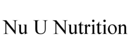 NU U NUTRITION trademark