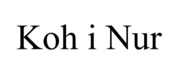 KOH I NUR trademark