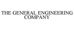 THE GENERAL ENGINEERING COMPANY trademark