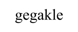 GEGAKLE trademark