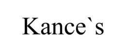 KANCE`S trademark