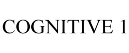 COGNITIVE 1 trademark