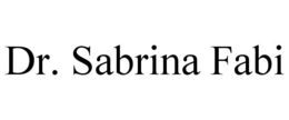 DR. SABRINA FABI trademark