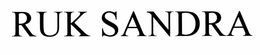 RUK SANDRA trademark