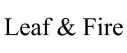 LEAF & FIRE trademark