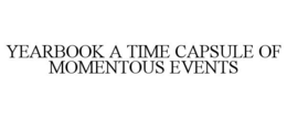 YEARBOOK A TIME CAPSULE OF MOMENTOUS EVENTS trademark