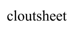 CLOUTSHEET trademark