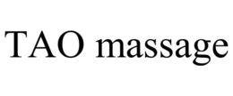 TAO MASSAGE trademark